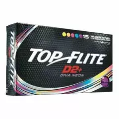 ***NEW***** Top Flite D2+ Diva NEON 15 Pack Golf Balls