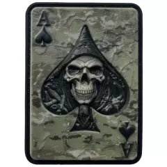 ACE OF SPADES / DEATH CARD MULTICAM Morale Patch MILITARY Tactical 3D PVC