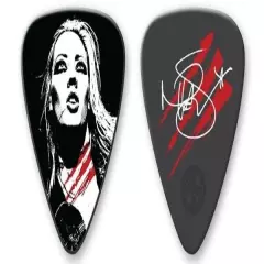 GROVER ALLMAN Nita Strauss model Teardrop 0.65mm Delrinex Guitar Pick From Japan