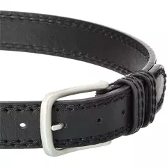 Savile Row Double Heavy Stitch Bonded Leather Belt Men's 36