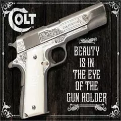 Colt Firearms Since 1836 Tin Metal Sign, 16" W x 12.5" H