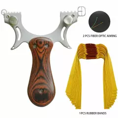 Professional Hunting Slingshot Stainless Steel Catapult Outdoor Shooting Game