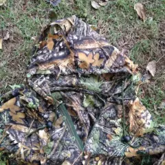 CAMOUFLAGE 3D QUIET FAST DRY SPRING REALTREE JUNGLE LEAF CAMO NET CLOAK