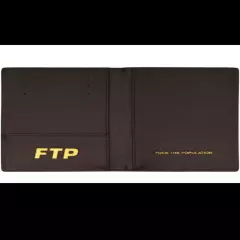 FTP Logo Repete Passport Holder Repeat Brown FUCKTHEPOPULATION SAFFIANO Confirm