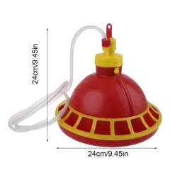 Chick Feeder Fed Water Dispenser No Waste Easy to Refill