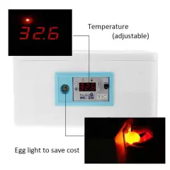 Automatic Digital Incubator Poultry Hatcher Temperature Control Brooder 20 Eggs