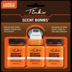 Tinks Scent Bombs Lure Cover Scent Dispensers 3 Pack with Reflective Strip W5841