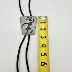 Vintage Kokopelli Kachina Bolo Tie Southwest Native American Style