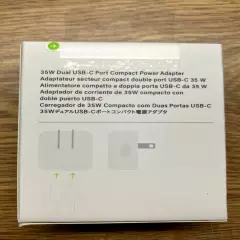 Apple Dual USB-C Port 35W Compact Power Adapter A2571