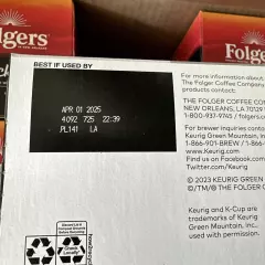 Folgers Black Silk Dark Roast Roast Coffee 72 Ct. K Cups for Keurig Makers Fresh