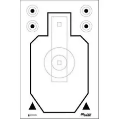 15 Lot Official PAPER Sig Sauer Training Academy Target Shooting 19x31 SSA-10-P