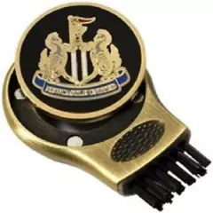 NEWCASTLE UNITED FC GRUVE CLEANER AND GOLF BALL MARKER. GROOVE CLEANING BRUSH