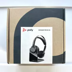 Poly Voyager Focus UC Model B825, Headset + Stand Brand New in Original Box