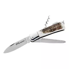 Herbertz hunting knife 3tlg. Deer Antler Outdoor Germany Knive 259010