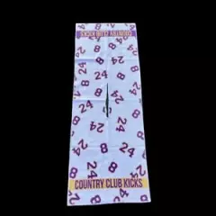 sneaker inspired golf towel Microfiber Full Size Center Slit Mamba 8/24