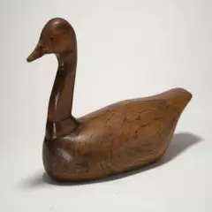 Early American Carved Wood Goose Decoy