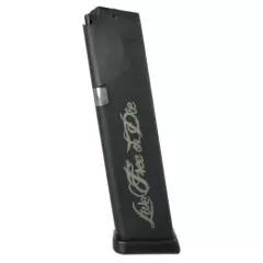 Glock OEM Magazine for 23 Gen 1-4 10 Round .40 Live Free Or Die, Engraved