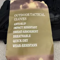 Outdoor Tactical Gloves - Black, Size Medium. NWT.