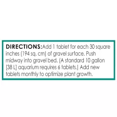 API Root Tabs Freshwater Aquarium Plant Fertilizer .4 Ounce 10 Tablets - 3 Pack