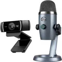 Logitech C920X HD Pro Webcam, Full HD 1080P/30Fps Video Calling, Clear Stereo Au