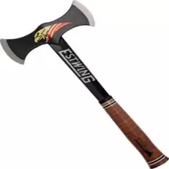 Estwing ESES Black Eagle Leather Grip Double Bit Axe Made In USA EDBA