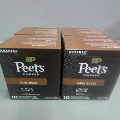 Peet's House Blend Dark Roast Coffee Pods - 40 Pods Total