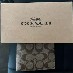 Coach F25519 Leather Wallet - Black