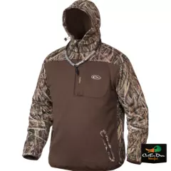 DRAKE WATERFOWL MST ENDURANCE SOFT SHELL CAMO HOODIE PULLOVER