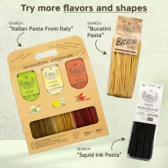 Bucatini Pasta Noodles - Premium Organic Italian Pasta from Italy - Handcraft...