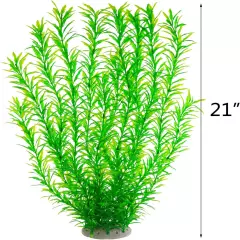 Aquarium Plastic Plants Large, Artificial Plastic Long Fish Tank Plants Decorati