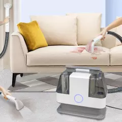 New Handheld Upholstery Steam Cleaner Electric White Wet and Dry Vacuum Cleaner