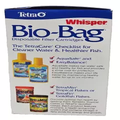 3 Pack TETRA Large Aquarium Fish Tank Filter Cartridge Lot Whisper Bio-Bag NEW