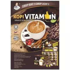 Kopi Vitamin BI0 Herbs Original Instant Coffee for Men Stamina 1 Box