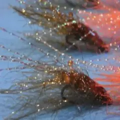 15 X KILLER KING PRAWNS/SHRIMPS FLIES FOR BASS,SEA TROUT,SALMON,TROUT(SIZE 8)