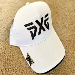 PXG All Match Golf Baseball Cap Sporty Casual Hat Black/White Waterproof