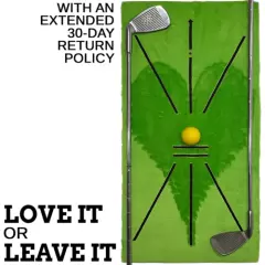 CHIP'R FIX'R Golf Training Mat Swing Detection Practice Hitting Game Aid Velvet