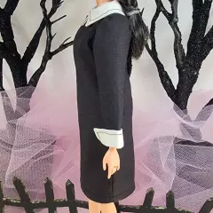 Wednesday Addams Dress for Barbie