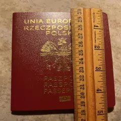 RETIRED POLAND-UNIA EUROPEPOLSKA Passport Simulation Prop Notebook - MOVIE PROP-