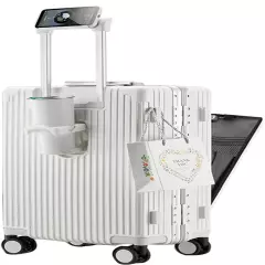 BRAND NEW 20 inch, aluminum frame, TSA approved, locks carry on luggage for sale