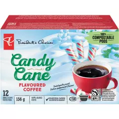 2-Pack President's Choice Candy Cane Flavoured Coffee Pods