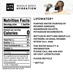 Premium Purified Water, Ph Balanced with Electrolytes, 100% Recycled Plastic Bot