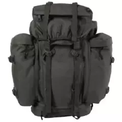 German Army Backpack Military Mountain Bergen Patrol Pack Rucksack 80L Black