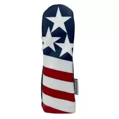 Sunfish Liberty Leather golf headcover set - DR, FW, HB - USA American flag !