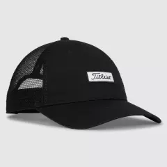 New Titleist Charleston Mesh Golf Hat In Black 