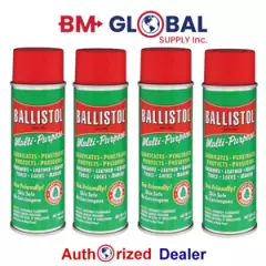 4 Units Ballistol Multi Purpose Lubricant Gun Cleaner 6 oz Aerosol Made In USA