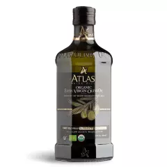 Atlas Organic Cold Pressed Moroccan Extra Virgin Olive Oil, Polyphenol Rich | EV