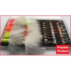 54 Hothead Box (Slimline Slot foam box included)Fishing Flies,Trout Flies