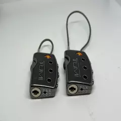 Lot of Two (2) Tumi Luggage Cable Locks TSA 002