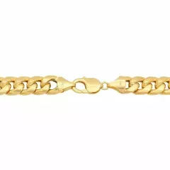 10k Yellow Gold 5.5mm-7mm Miami Cuban Link Chain Necklace Bracelet 8"-30" Hollow