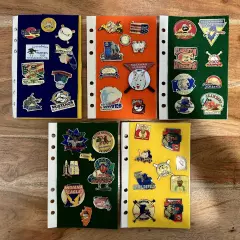 Lot of 43 Rare Little League World Series Cooperstown Baseball Trading Pins 2002